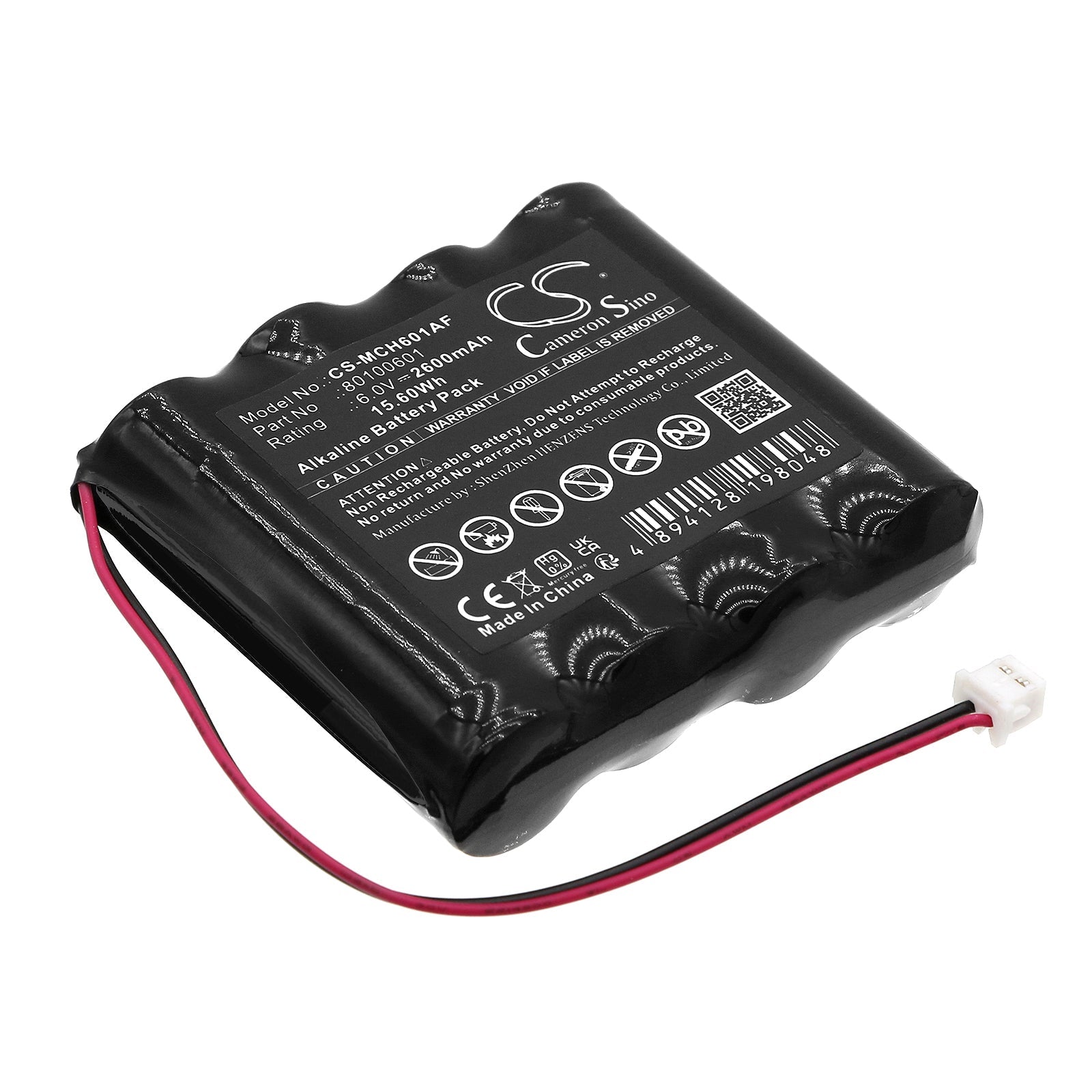 Alkaline, Automatic Doors Battery fits Messerschmitt 6vq-02, 6.0V, 2600mAh Automatic Doors Cameron Sino Technology Limited