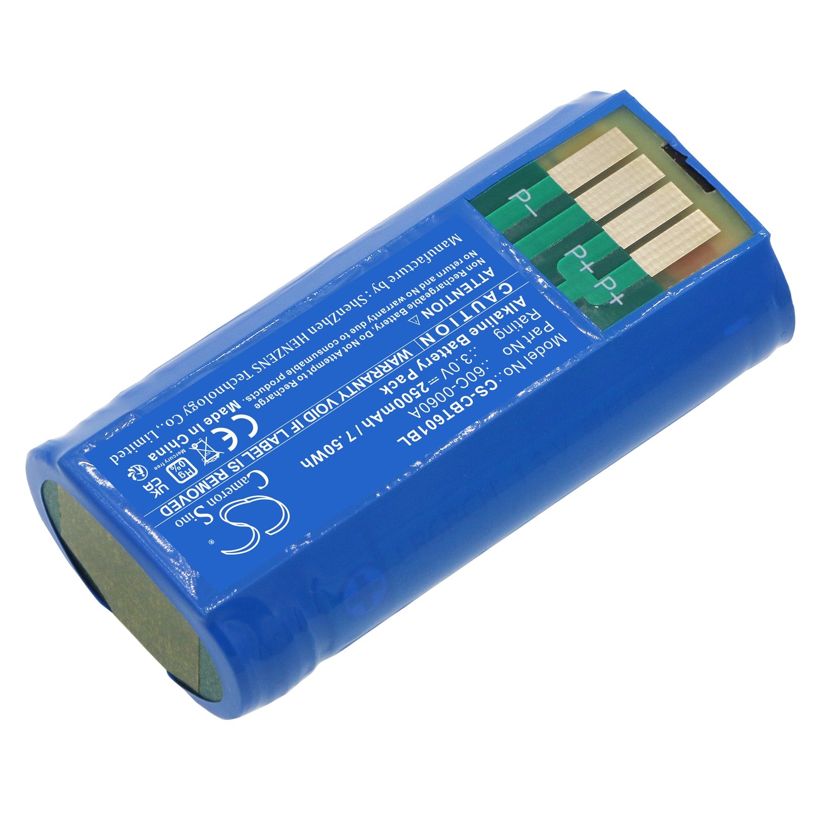 Alkaline, Crane Remote Control Battery fits Cattron Theimeg 70c0003kit, 70c-0003kit-c, 3.0V, 2500mAh Crane Remote Control Cameron Sino Technology Limited