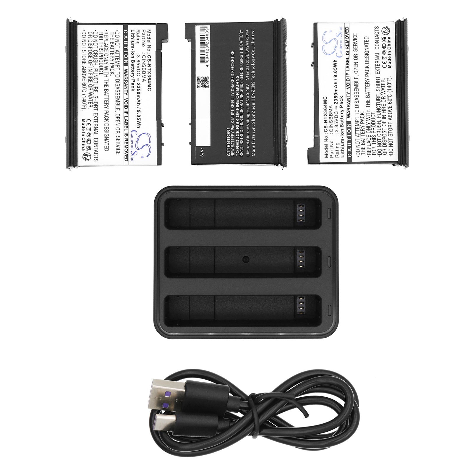 Battery Charger charges Insta360 One X4 batteries Battery Charger Cameron Sino Technology Limited