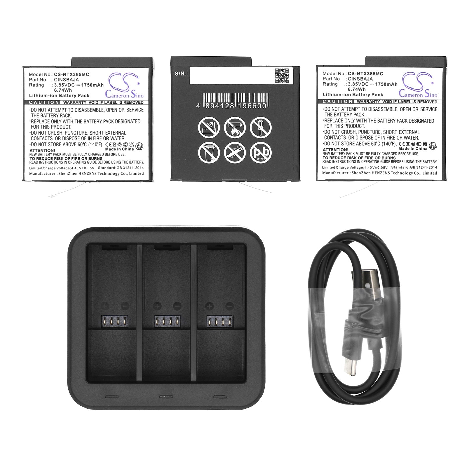 Battery Charger fits Insta360 Ace, Ace Pro Battery Charger Cameron Sino Technology Limited