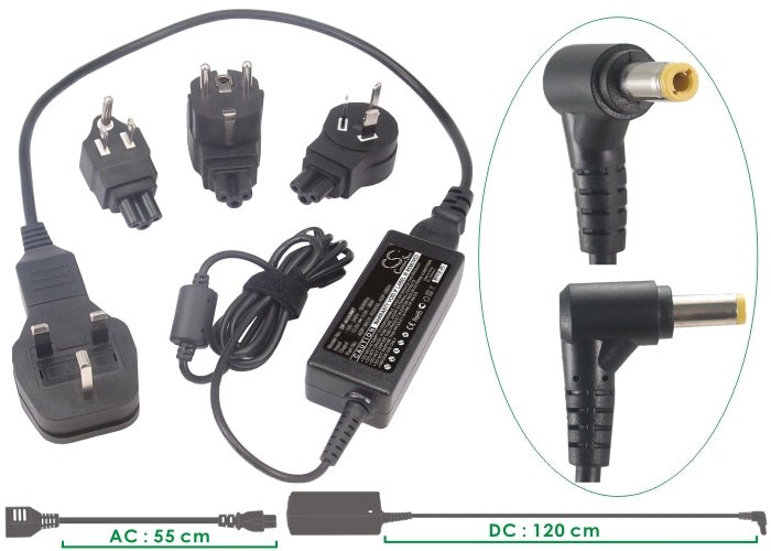 Battery Charger fits Toshiba, Dynabook Ux/ 23jbr, Dynabook Ux/ 23jwh, Dynabook Ux/ 24jbr Computer Cameron Sino Technology Limited