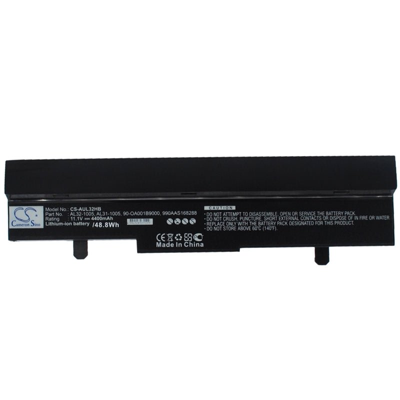 Black 10.8V 4400mAh Asus, Eee Pc 1001ha, Eee Pc 1005, Eee Pc 1005h Replacement Battery Notebook & Laptop Cameron Sino Technology Limited