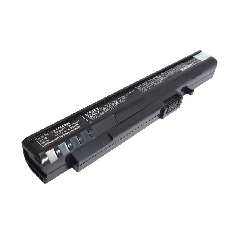 Black 11.1V 2200mAh Acer, Aspire One, Aspire One 531h, Aspire One 531h-1440 Replacement Battery Notebook & Laptop Cameron Sino Technology Limited