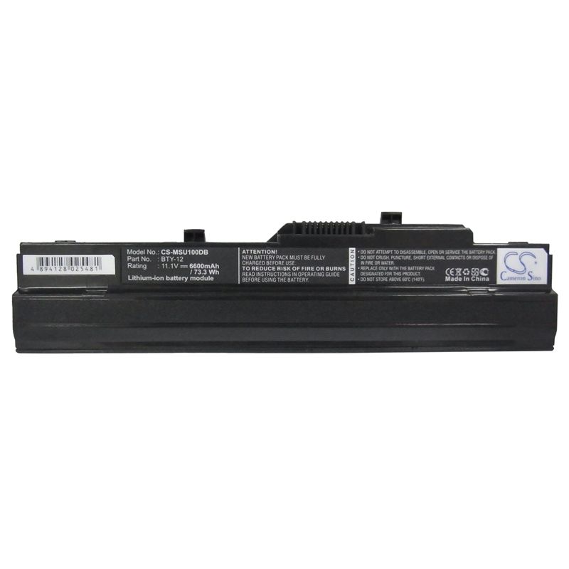Black 11.1V 6600mAh Advent, 4211, 4212, Ahtec Replacement Battery Notebook & Laptop Cameron Sino Technology Limited