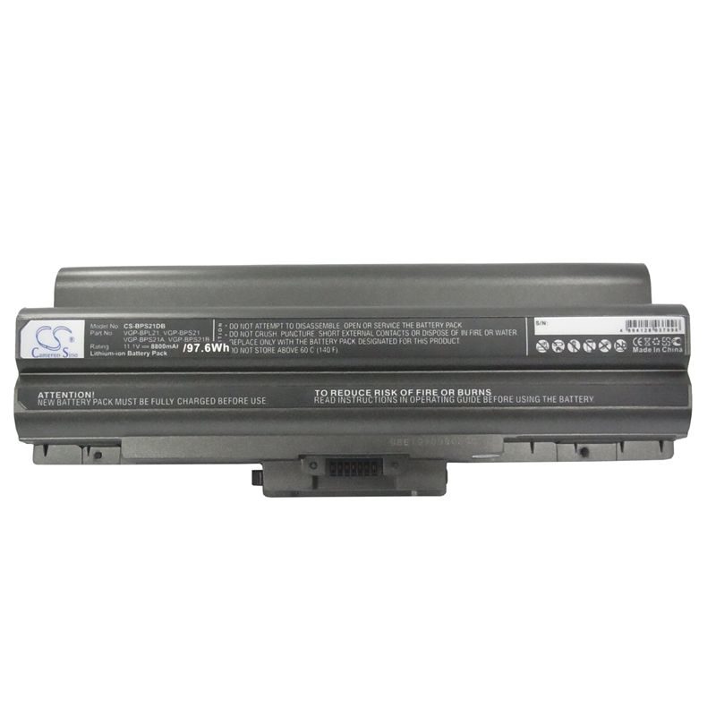 Black 11.1V 8800mAh Sony, aio Vpcf11jfx/b Vaio Vpcf11m1e, pcg-81311l, vaio Vgn-aw41jf Replacement Battery Notebook & Laptop Cameron Sino Technology Limited