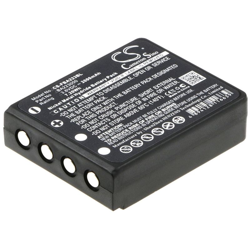 Black 3.6V 2000mAh Hbc, Radiomatic Keynote, Radiomatic Linus 4, Radiomatic Micron 4 Replacement Battery Crane Remote Control Cameron Sino Technology Limited