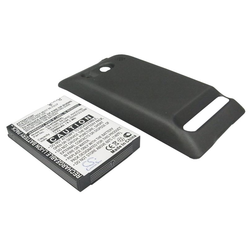 Black 3.7V 2200mAh Htc, a9292, evo 4g, supersonic Replacement Battery Mobile & SmartPhone Cameron Sino Technology Limited