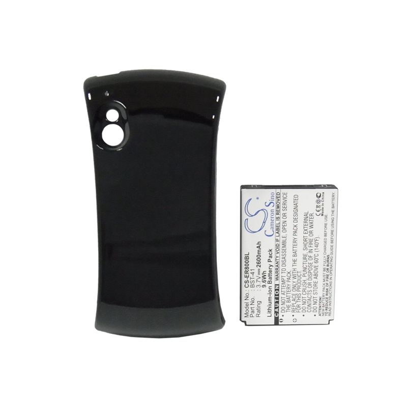 Black 3.7V 2600mAh Sony ericsson, r800a, r800i, r800x Replacement Battery Communications Cameron Sino Technology Limited
