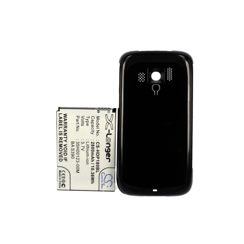 Black 3.7V 2800mAh Htc, rhod100, t7373, touch pro 2 Replacement Battery Communications Cameron Sino Technology Limited