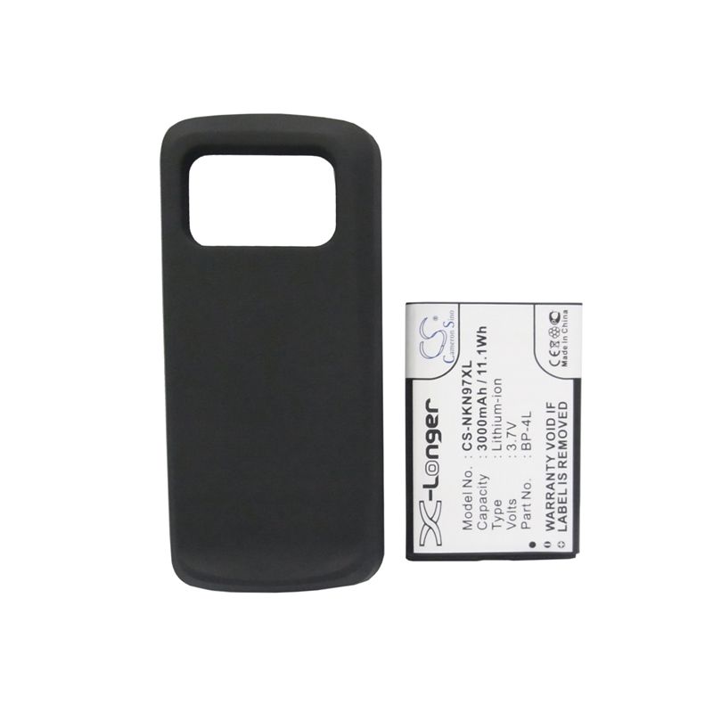 Black 3.7V 3000mAh Nokia, n97 Replacement Battery Mobile & SmartPhone Cameron Sino Technology Limited