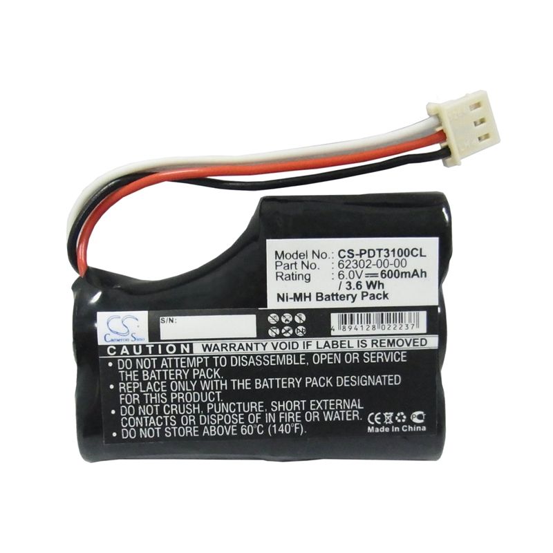 Black 6.0V 750mAh Symbol, Pdt 3100, Pdt 3110, Pdt 3120 Replacement Battery Barcode Scanner Cameron Sino Technology Limited
