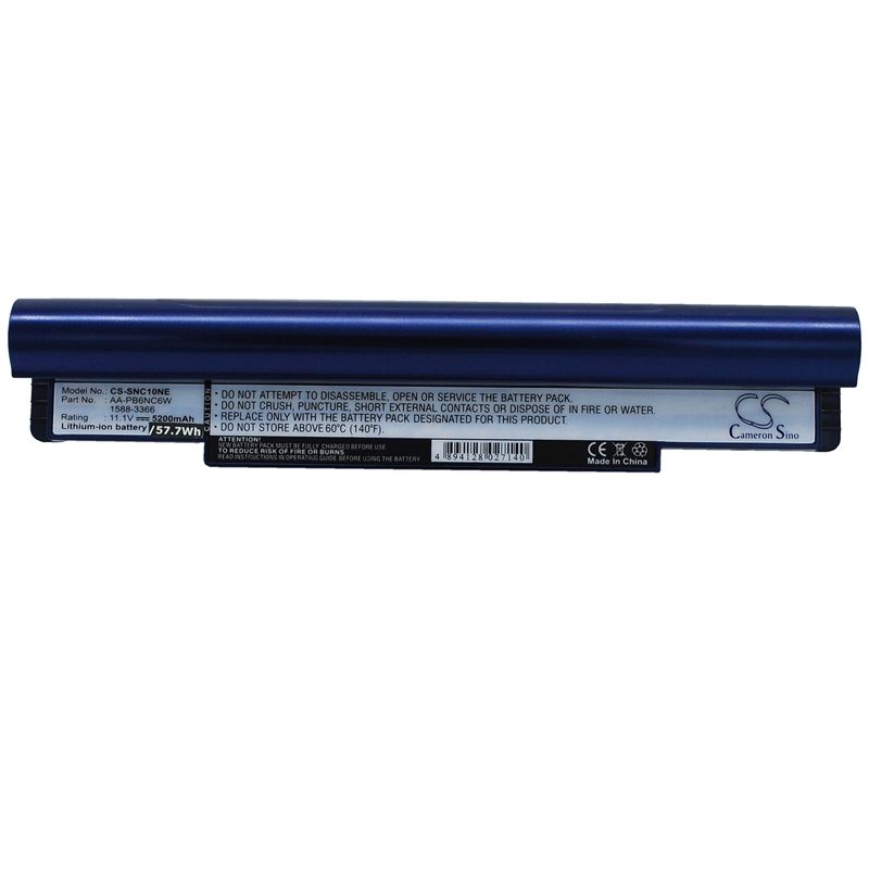 Blue 11.1V 5200mAh Samsung, n110 (black), np-n110, np-n110-12pbk Replacement Battery Notebook & Laptop Cameron Sino Technology Limited