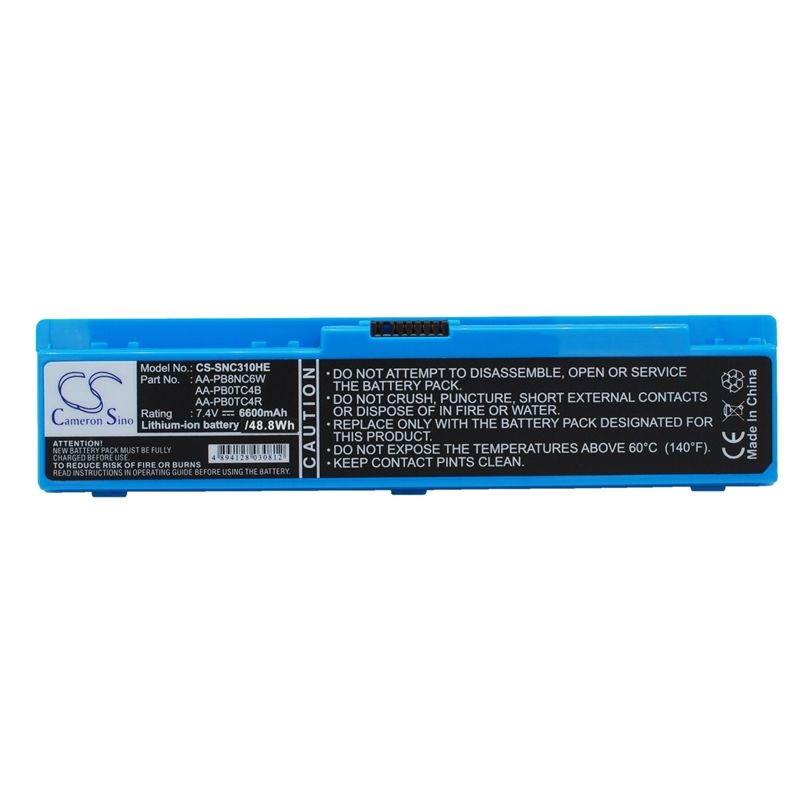 Blue 7.4V 6600mAh Samsung, N310, N310-13gb, N310-13gbk Replacement Battery Notebook & Laptop Cameron Sino Technology Limited