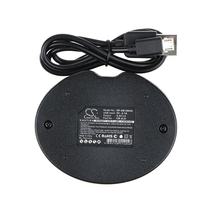 Camera Charger for Canon, Powershot G1x Mark Ii, Part Number, Df-nb120uh Camera Charger Cameron Sino Technology Limited