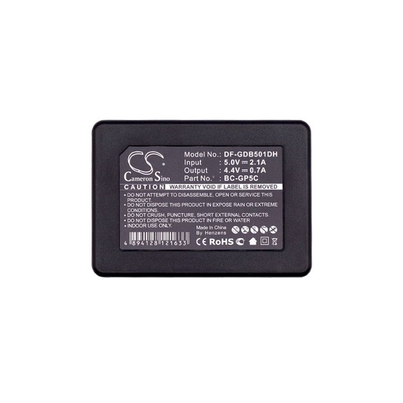 Camera Charger for Gopro, Chdhx-501, Hero 5, Part Number Camera Charger Cameron Sino Technology Limited