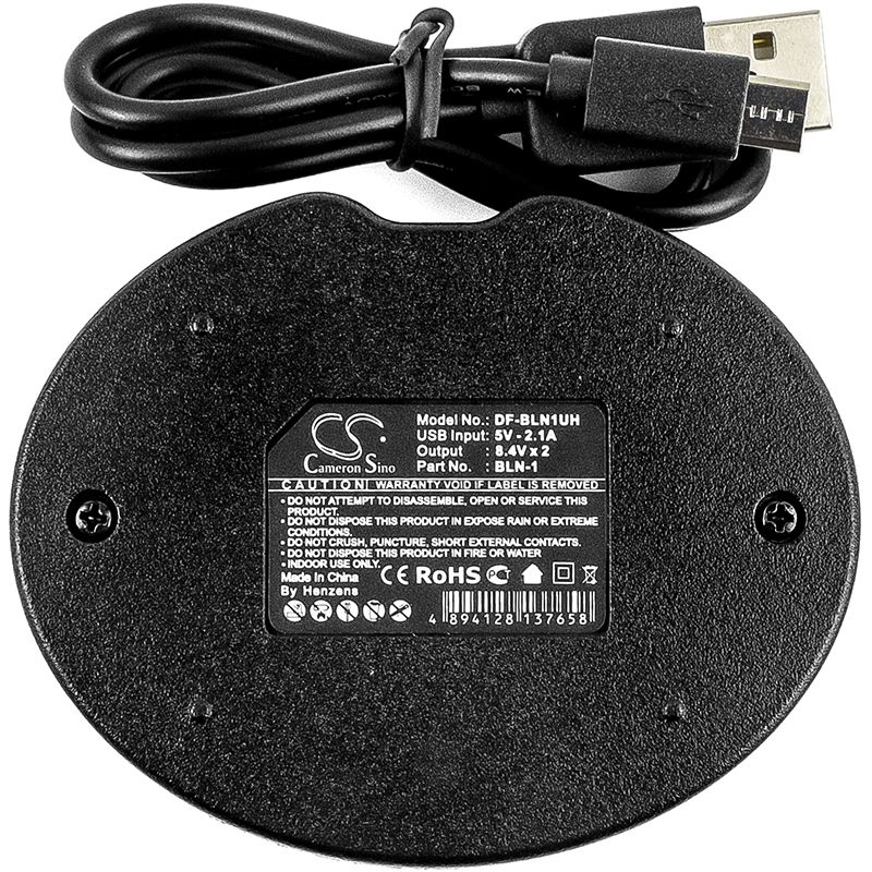 Camera Charger for Olympus, Em1 Ii, E-m1 Ii, Em5 Camera Charger Cameron Sino Technology Limited