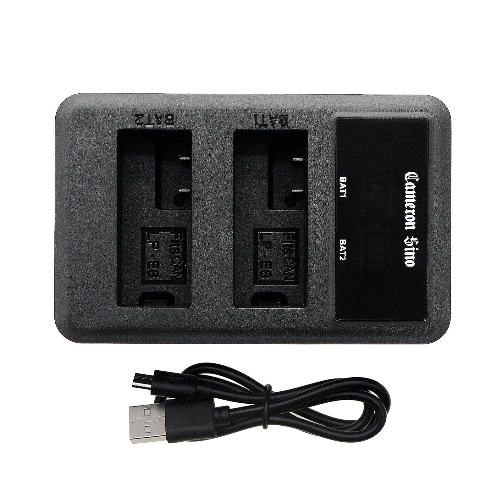 Canon-Compatible Camera Charger for EF-S, EOS 550D, and More - Charges LC-E8, LP-E8C Batteries Camera Charger Cameron Sino Technology Limited