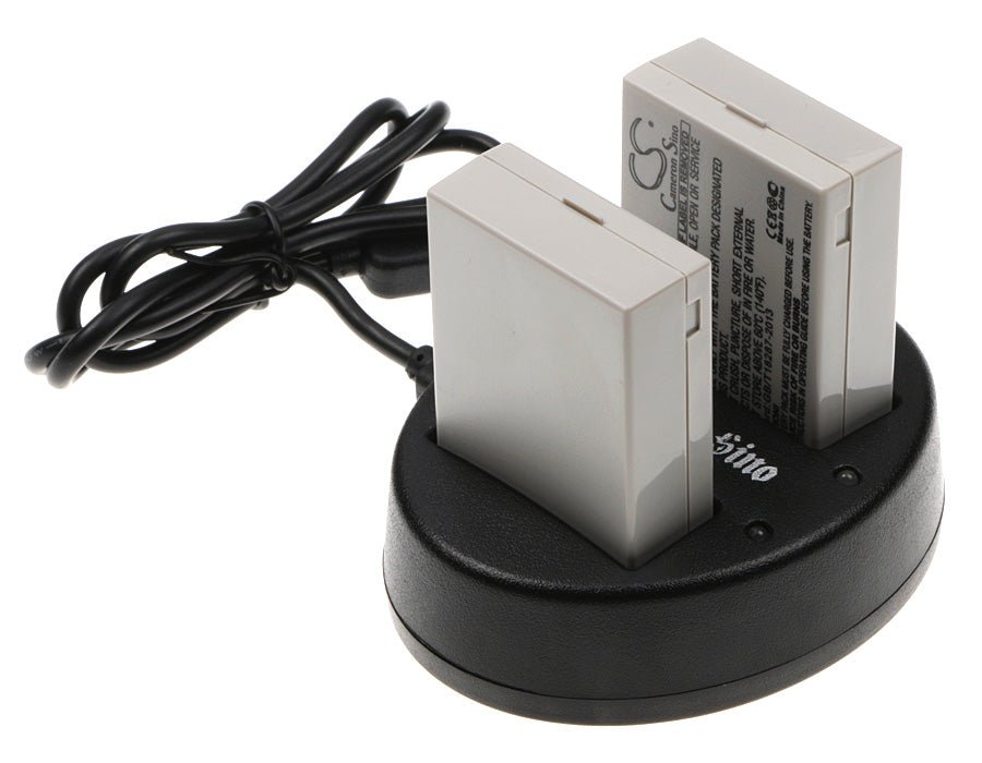 Canon EOS 550D Battery Pack Kit - 2 CS-LPE8 Batteries, 1 DF-LPE8UH Battery & USB Cable Cosmetic Mirror Cameron Sino Technology Limited