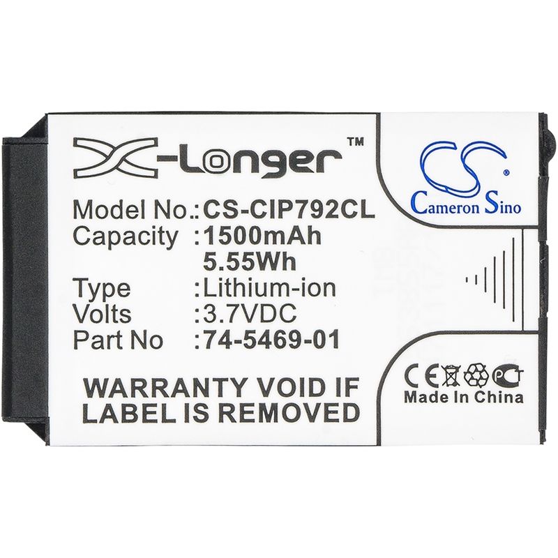 CS-CIP792CL Li-ion Battery Fits Cisco, 7026g, 74-5468-01, 7925 3.7v, 1500mah Cordless Phone Cameron Sino Technology Limited