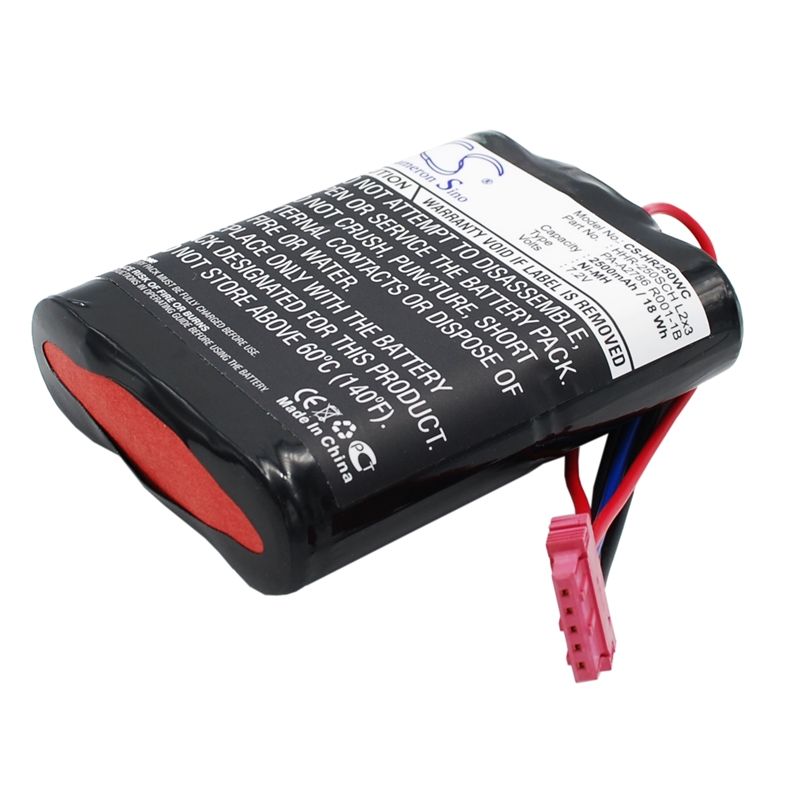 CS-HR250WC Ni-MH Battery fits Panasonic, Hhr-250sch L2x3, Pa-a2786 R001-1b, 7.2V, 2500mAh Industrial Cameron Sino Technology Limited (Suspended)