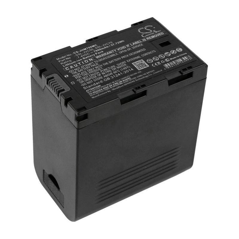 CS-JHM700MC Li-ion Battery fits Jvc, Gy-hm200, Gy-hm200e, Gy-hm200esb 7.4V, 7800mAh Camera Cameron Sino Technology Limited