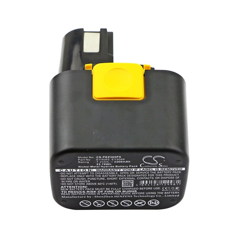 CS-PEZ365PX Ni-MH Battery fits Panasonic, Ey3653, Ey3653cq, Ey3654 7.2V, 3300mAh Power Tools Cameron Sino Technology Limited