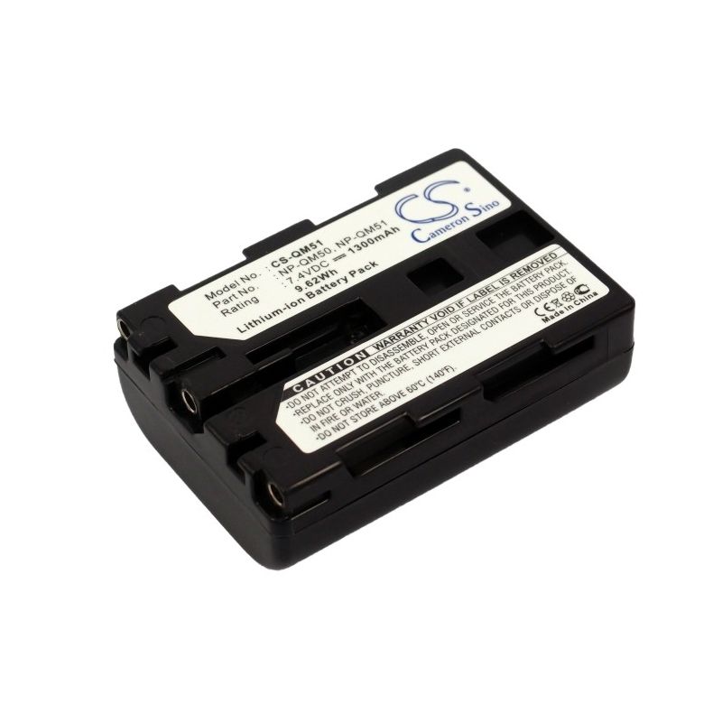 CS-QM51 Li-ion Battery fits Sony, Ccd-tr108, Ccd-tr208, Ccd-tr408 7.4V, 1300mAh Camera Cameron Sino Technology Limited