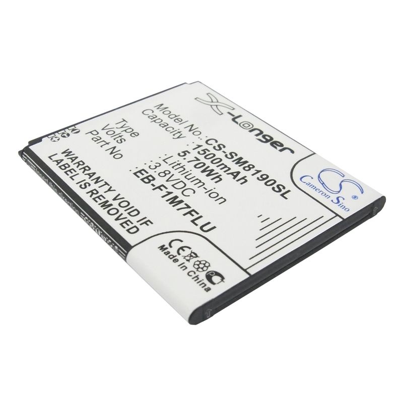 CS-SM8190SL Li-ion Battery Fits Samsung, Galaxy S 3 Mini, Galaxy S Iii Mini, Galaxy S Iii Mini Value Edition 3.8v, 1500mah Mobile & SmartPhone Cameron Sino Technology Limited