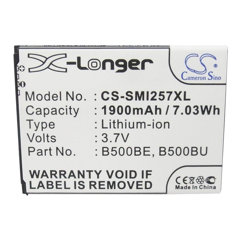 CS-SMI257XL Li-ion Battery Fits Samsung, Galaxy S4 Mini, Galaxy S4 Mini Duos, Galaxy S4 Mini Lte 3.7v, 1900mah Mobile & SmartPhone Cameron Sino Technology Limited