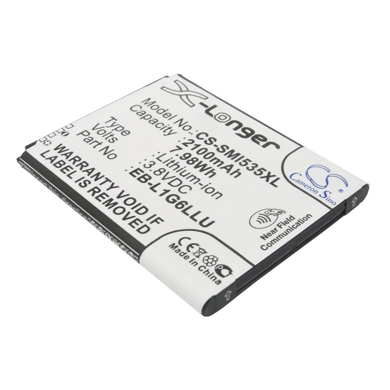CS-SMI535XL Li-ion Battery Fits At&t, Galaxy S 3, Galaxy S Iii, Galaxy S3 3.8v, 2100mah Mobile & SmartPhone Cameron Sino Technology Limited