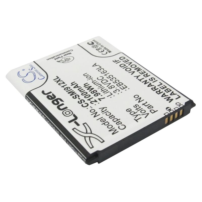 CS-SMI912XL Li-ion Battery Fits Samsung, Galaxy Grand, Galaxy Grand Duos, Galaxy Grand Lite 3.8v, 2100mah Mobile & SmartPhone Cameron Sino Technology Limited