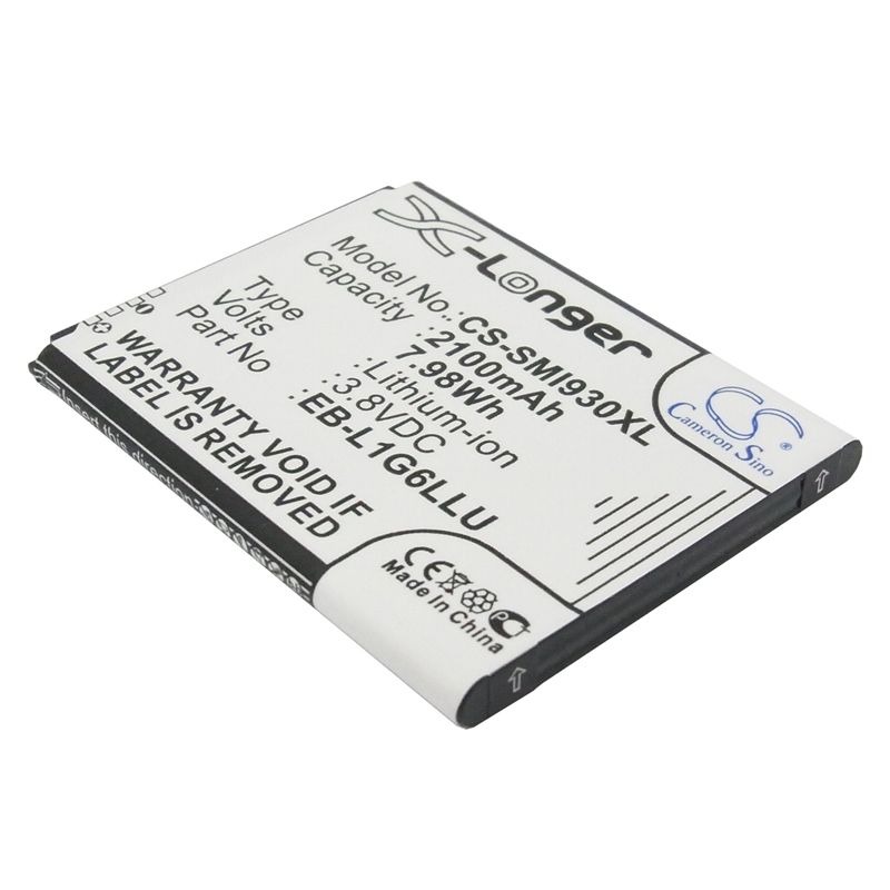 CS-SMI930XL Li-ion Battery Fits At&t, Galaxy S 3, Galaxy S Iii, Galaxy S3 3.8v, 2100mah Mobile & SmartPhone Cameron Sino Technology Limited