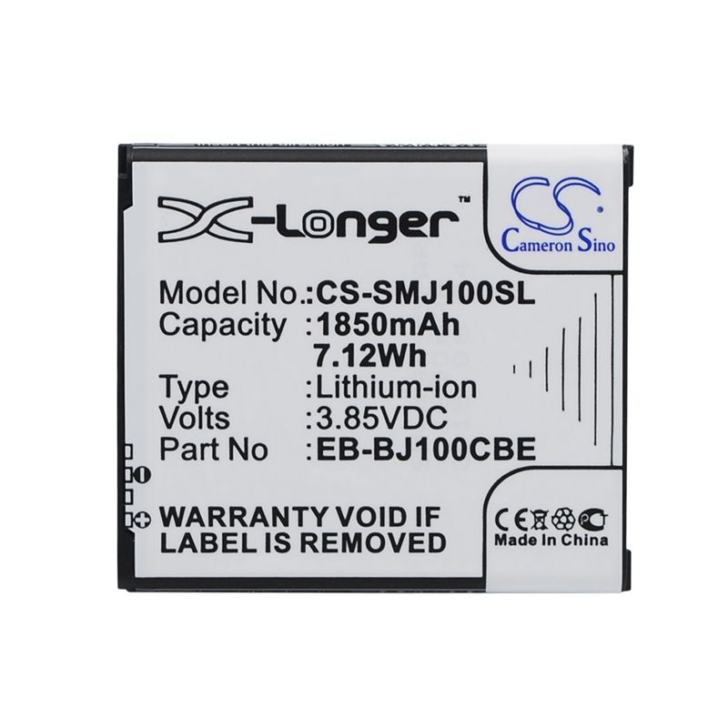CS-SMJ100SL Li-ion Battery Fits Samsung, Galaxy J1, Galaxy J1 4g, Galaxy J1 Duos 3.85v, 1850mah Mobile & SmartPhone Cameron Sino Technology Limited