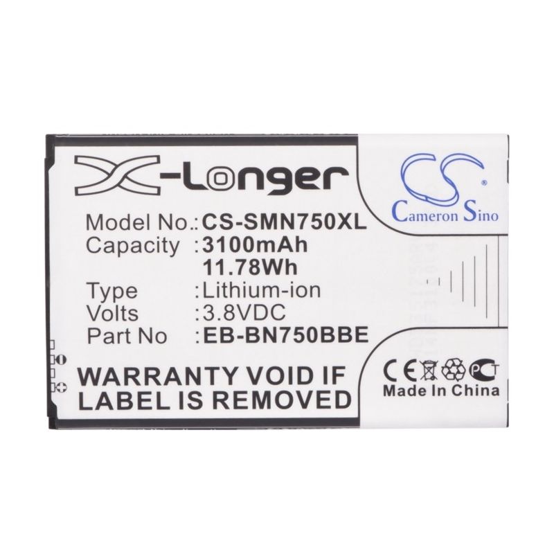 CS-SMN750XL Li-ion Battery fits Samsung, galaxy note 3 mini, galaxy note 3 neo, galaxy note 3 neo duos 3.8V, 3100mAh Mobile & SmartPhone Cameron Sino Technology Limited