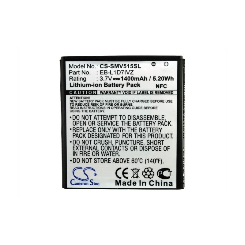 CS-SMV515SL Li-ion Battery fits Samsung, sch-i515, verizon, galaxy nexus 3.7V, 1400mAh Mobile & SmartPhone Cameron Sino Technology Limited