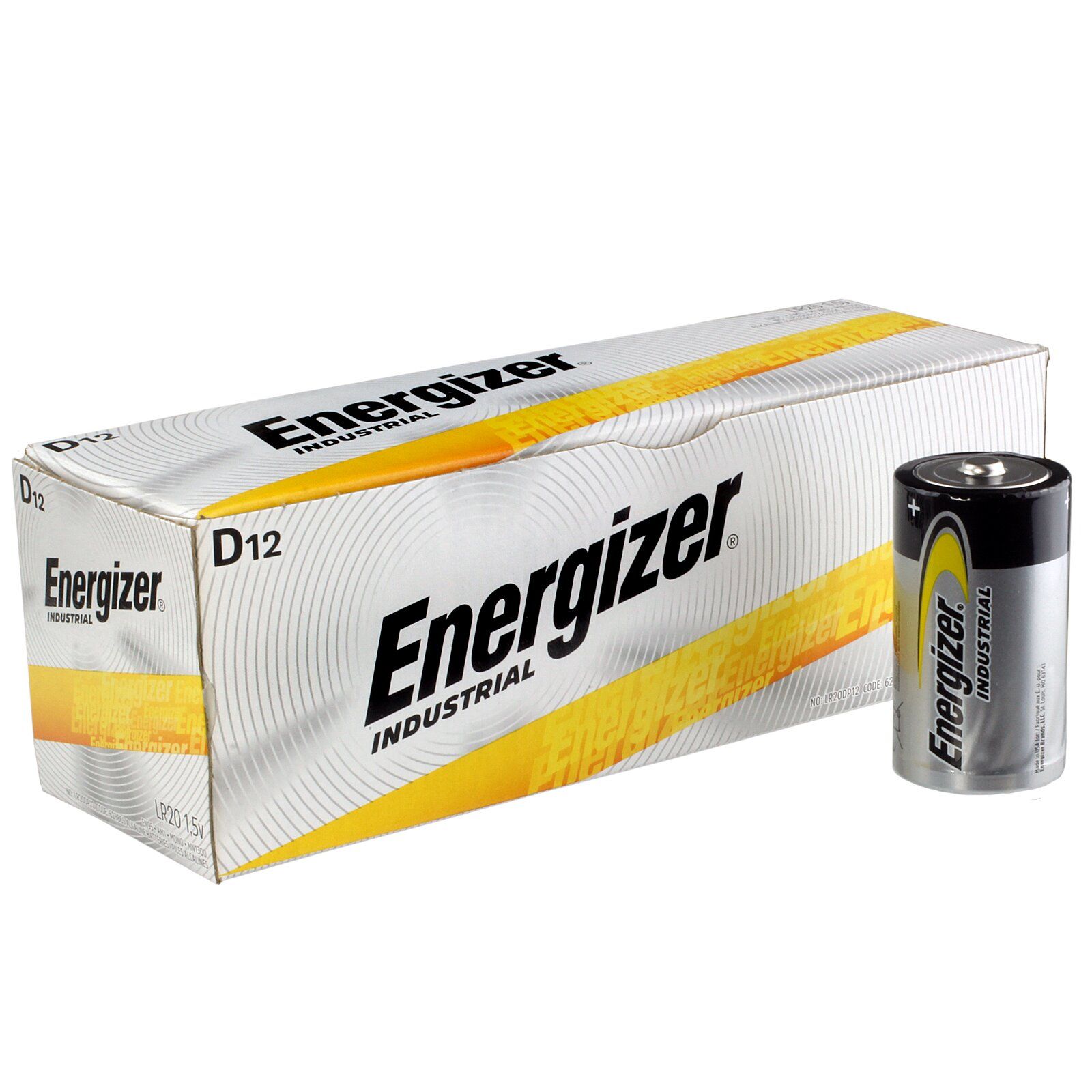 D Size EN95 Energizer Industrial Alkaline - Pkg Qty 12 Energizer & Duracell Cameron Sino Technology Limited