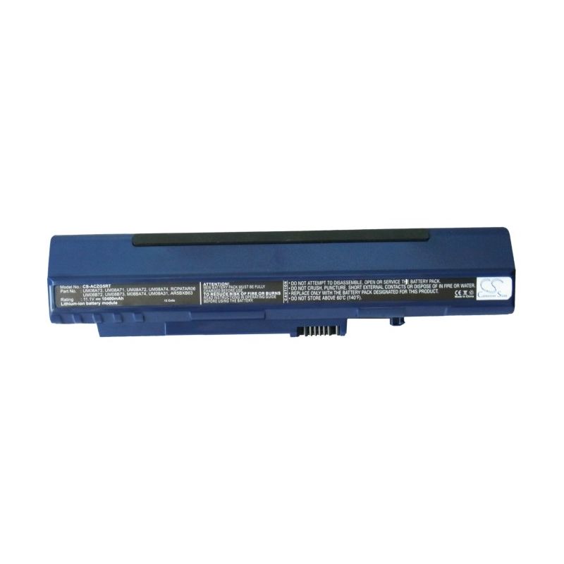Dark Blue 11.1V 10400mAh Acer, Aspire One 10.1"" (black), Aspire One 8.9"" (black) Replacement Battery Notebook & Laptop Cameron Sino Technology Limited