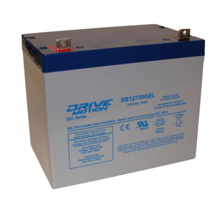 Deep Cycle GEL Battery fits 12V-75 Ah (24) Sealed Lead Acid Batteries Drivemotion