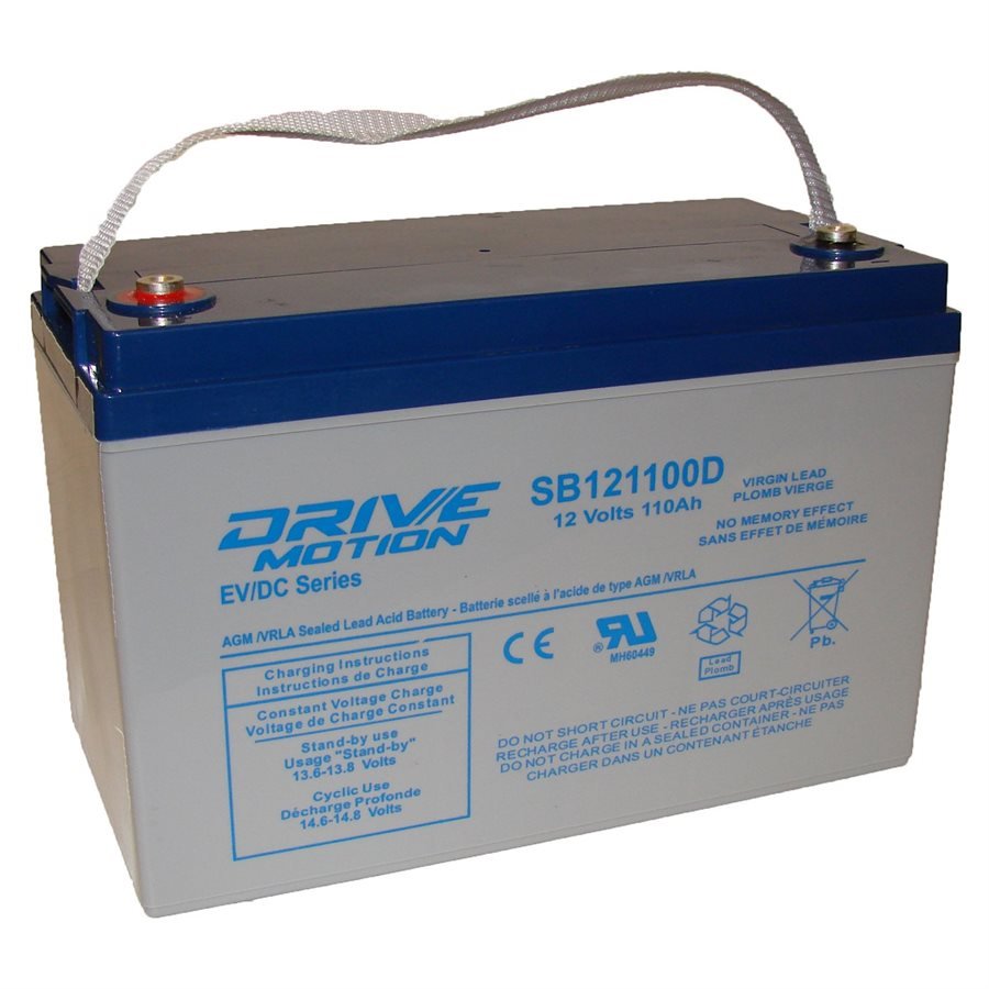Deep Cycle VRLA Battery fits 12V-110 Ah (31) Sealed Lead Acid Batteries Drivemotion
