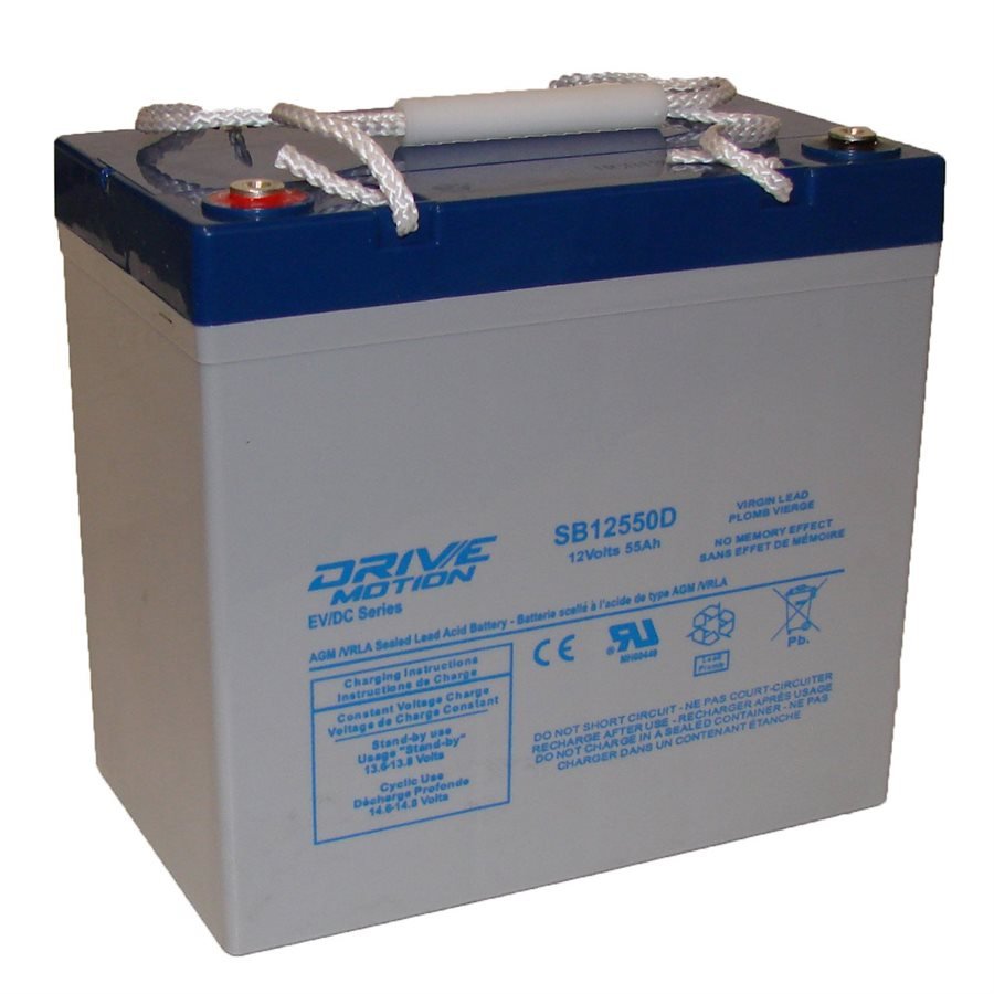 Deep Cycle VRLA Battery fits 12V-55 Ah (22NF) Sealed Lead Acid Batteries Drivemotion