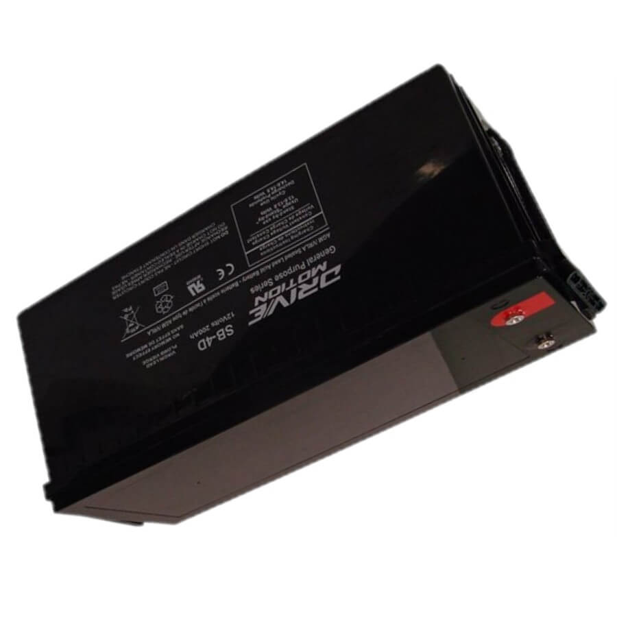 Drive Motion SB-4D AGM Battery fits 12V-200 Ah (4D) Sealed Lead Acid Batteries Drivemotion
