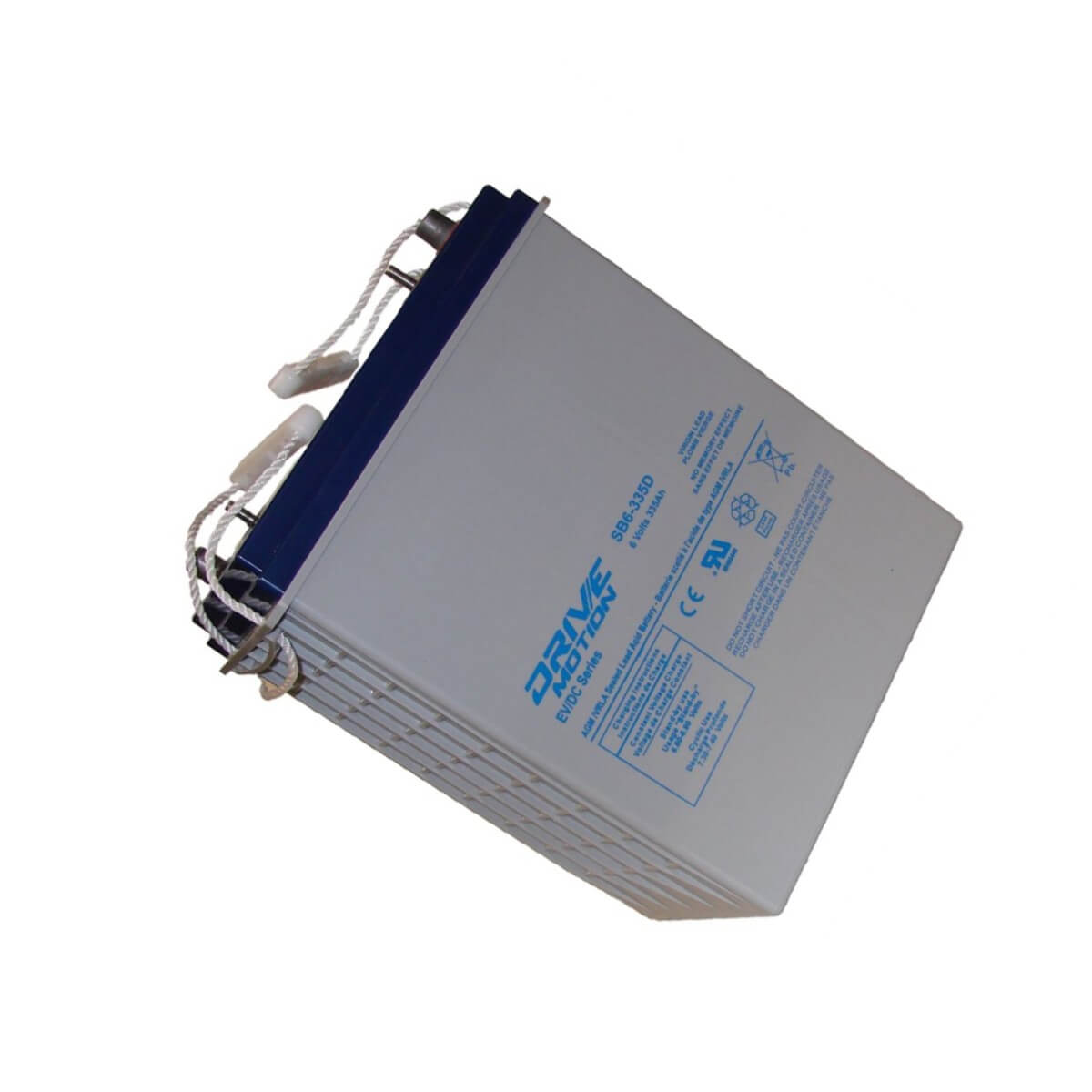 Drive Motion SB6-335D Deep Cycle VRLA Battery fits 6V-335Ah (305) Sealed Lead Acid Batteries Drivemotion