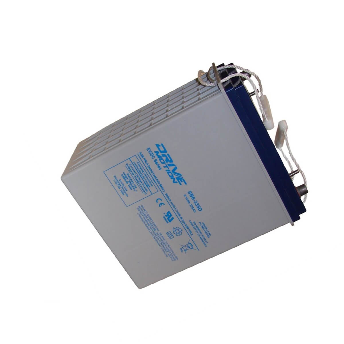 Drive Motion SB6-335D Deep Cycle VRLA Battery fits 6V-335Ah (305) Sealed Lead Acid Batteries Drivemotion