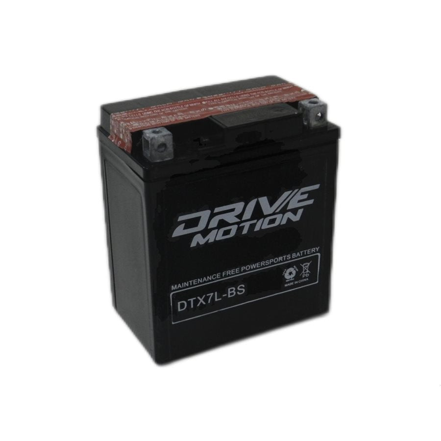 DriveMotion DTX7L-BS 12V-6Ah-125 cca Powersports Battery Powersports Batteries Drivemotion