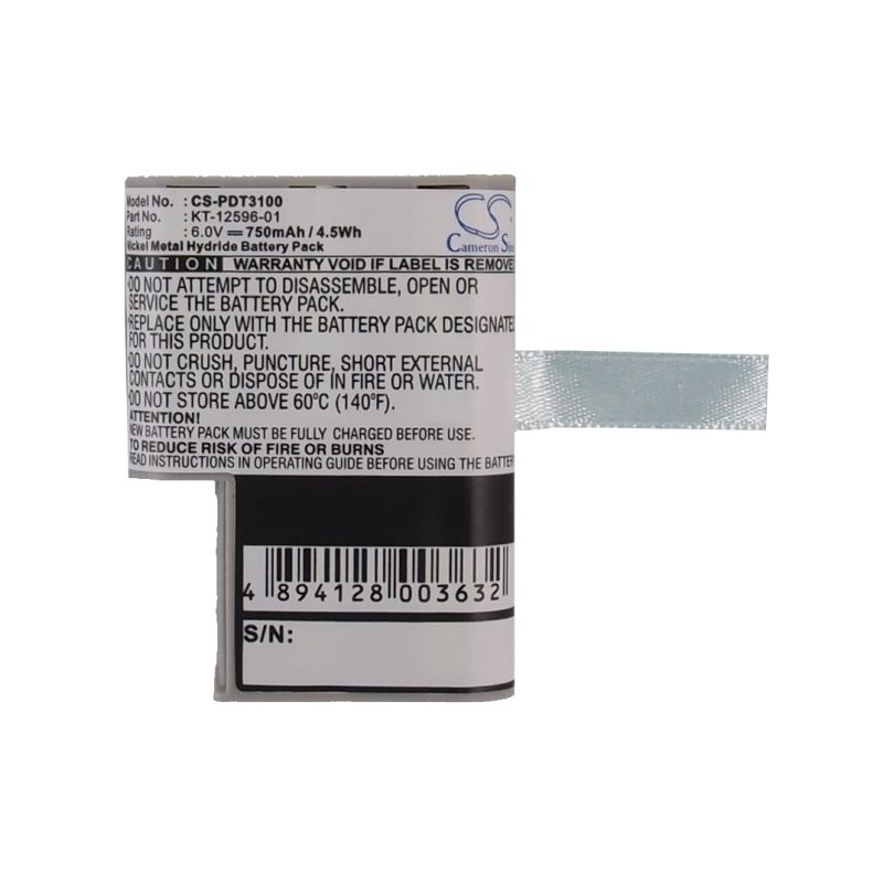 Grey 6.0V 750mAh Symbol, Pdt 3100, Pdt 3110, Pdt 3120 Replacement Battery Barcode Scanner Cameron Sino Technology Limited