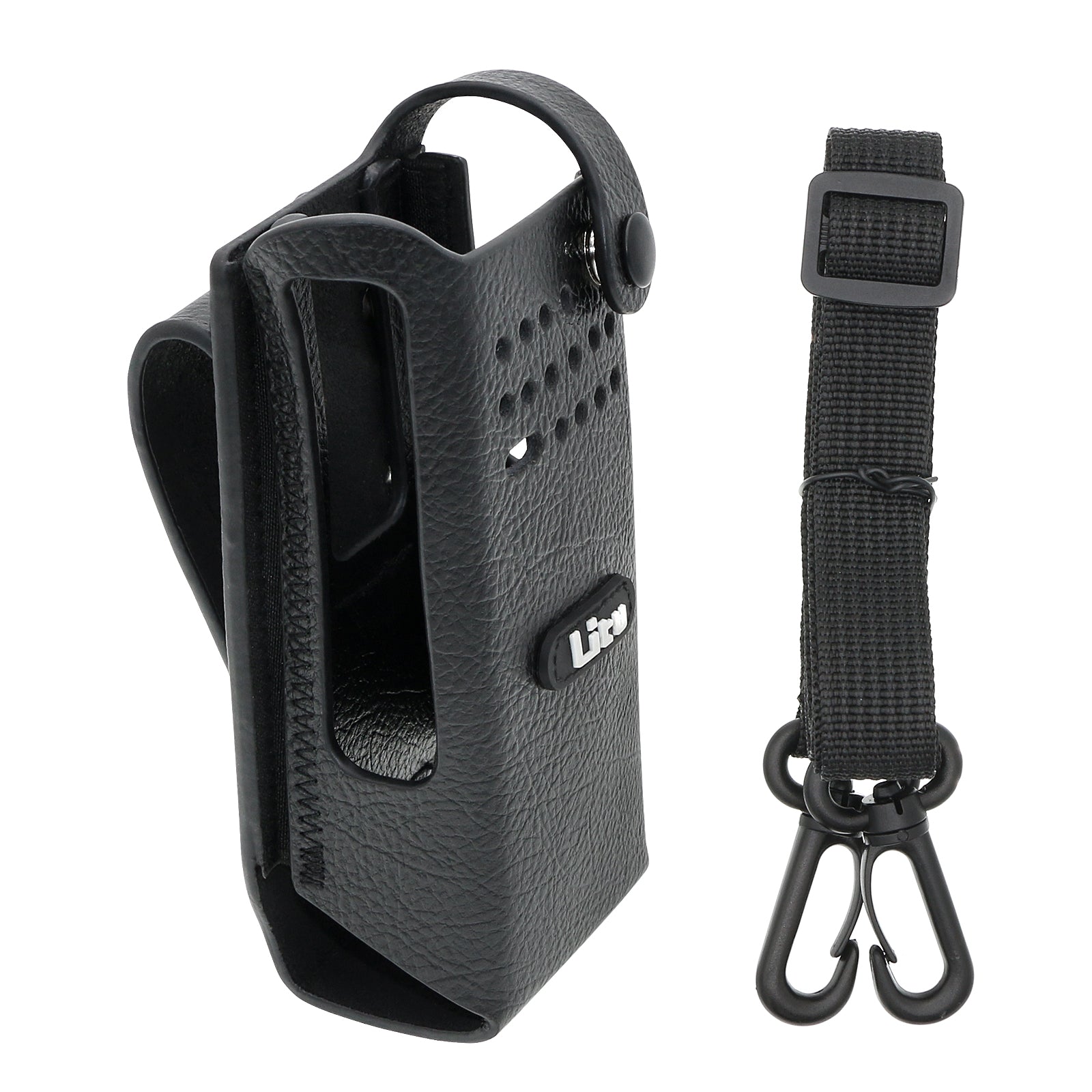 HARD LEATHER CARRY CASE, Two-Way Radio Case Battery fits Motorola Apx1000i, Apx900, Two-Way Radio Case Cameron Sino Technology Limited