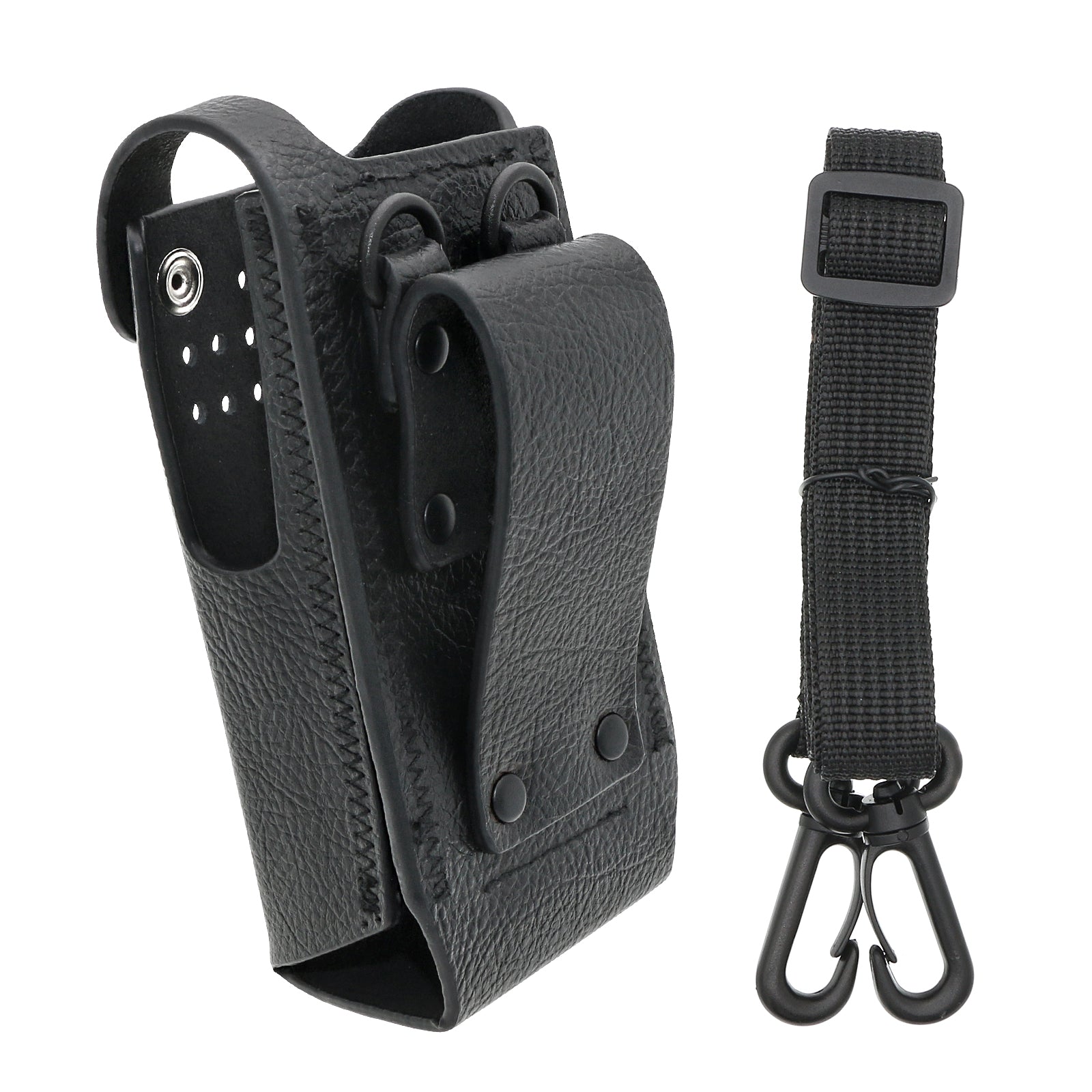HARD LEATHER CARRY CASE, Two-Way Radio Case Battery fits Motorola Apx1000i, Apx900, Two-Way Radio Case Cameron Sino Technology Limited