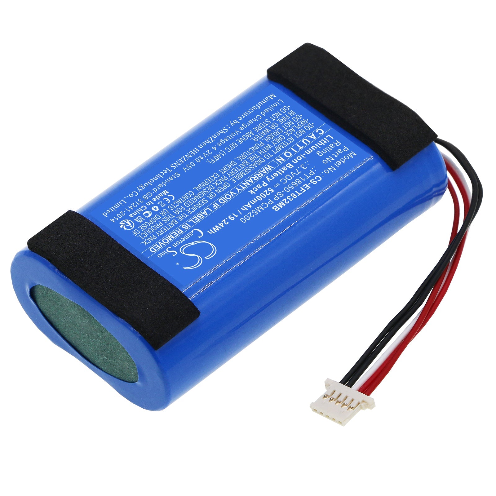 Li-ion, BabyPhone Battery fits Eufy Spaceview Pro Baby Cam, 3.7V, 5200mAh BabyPhone Cameron Sino Technology Limited