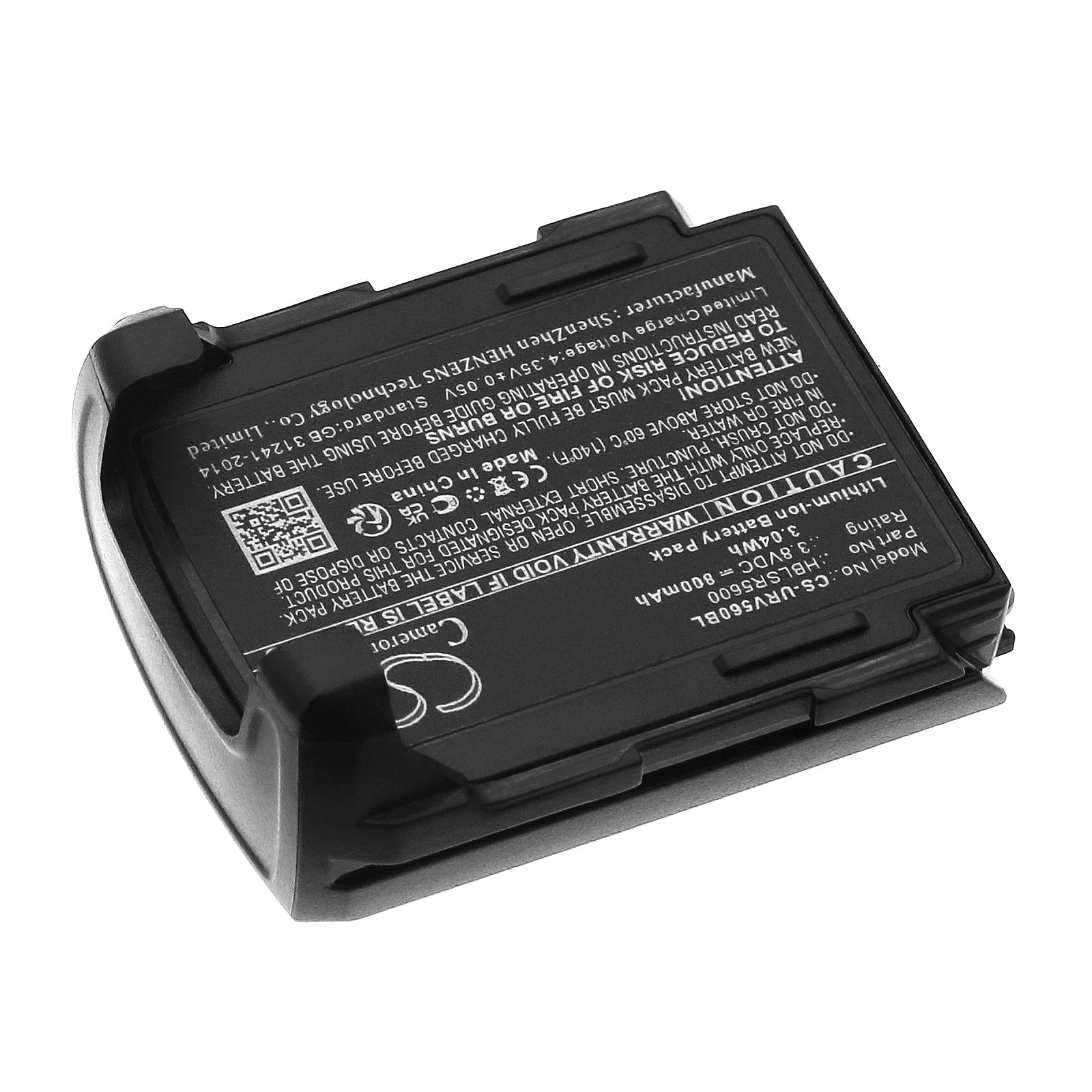 Li-ion, Barcode Scanner Battery fits Urovo Sr5600, 3.8V, 800mAh Barcode Scanner Cameron Sino Technology Limited