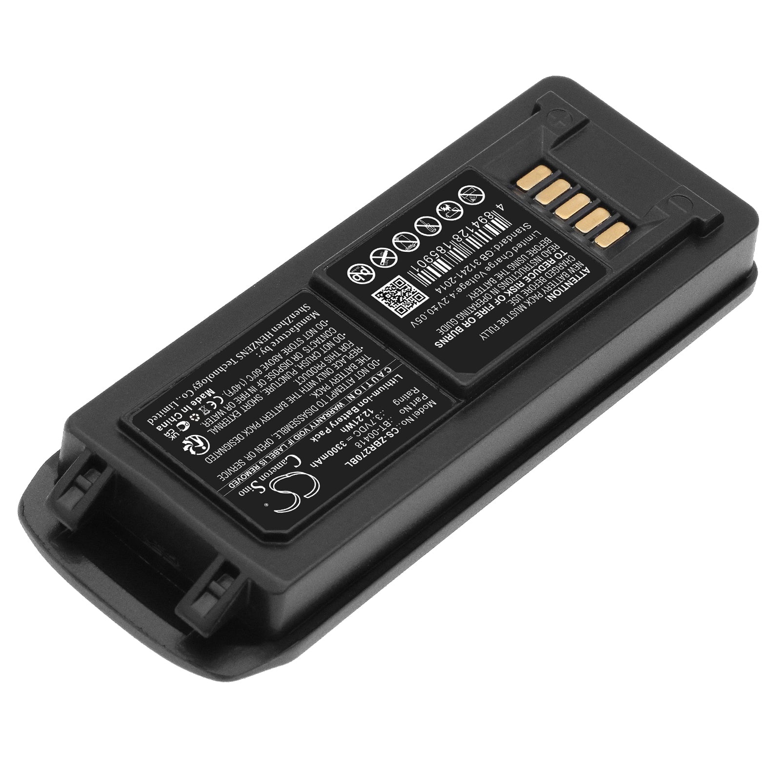 Li-ion, Barcode Scanner Battery fits Zebra Mc2180, Mc22, 3.7V, 3300mAh Barcode Scanner Cameron Sino Technology Limited